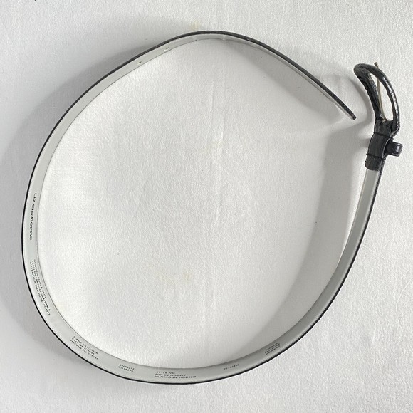 Liz Claiborne Womens Belt Size Medium Black Genuine Snake Skin - Picture 6 of 15